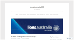Desktop Screenshot of lionsaustralia.com